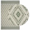 vidaXL Covor de zonă Natural și verde 160 x 230 cm PET
