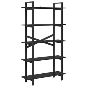 vidaXL Raft pentru cărți 5 niveluri 100 x 33,5 x 178 cm Lemn prelucrat