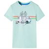 vidaXL Tricou pentru copii, verde mentă deschis, 140