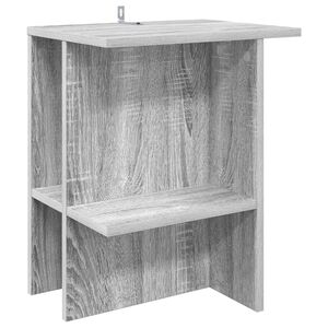 vidaXL Masă de cafea Sonoma gri 40 x 30 x 49 cm Lemn prelucrat