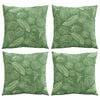 vidaXL Perne decorative 4 buc. Material din poliester Model cu frunze