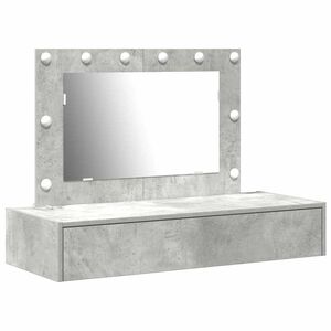 vidaXL Masă de Machiaj Gri 100 x 40 x 70 cm Lemn prelucrat