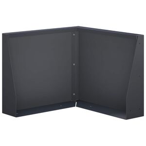 vidaXL Zid de sprijin 50 x 50 x 30 cm Oțel Antracit