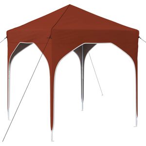 vidaXL Cort de Petrecere Pop-up 194 x 194 x 245 cm Terracota