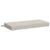 vidaXL Perna pentru bancă SOEST 100% Polyester Alb 60 x 40 x 8 cm