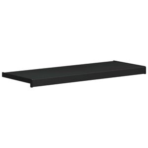 vidaXL Prag de fereastră Negru cu fibră de lemn 60 x 35 x 4,5 cm PVC