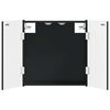 vidaXL Cabinet pentru ținte de darts DELFT Negru 52,5 x 10,5 x 53,5 cm