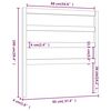 vidaXL Tăblie de pat, 95x4x100 cm, lemn masiv de pin