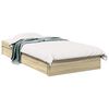vidaXL Cadru de pat cu depozitare cu sertar Stejar Sonoma 80 x 200 cm