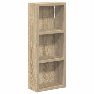 vidaXL Dulap de perete pentru baie Stejar Sonoma 20 x 10 x 50 cm