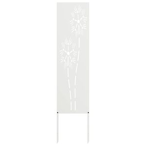 vidaXL Ecran de intimitate pentru grădină Traforaj Alb 32 x 140 cm