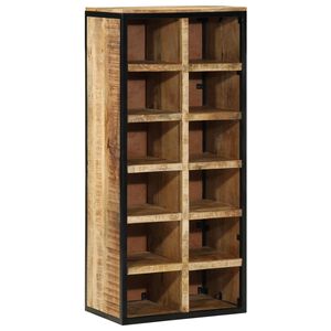 vidaXL Dulap pentru pantofi 50 x 30 x 110 cm Lemn de mango solid Maro