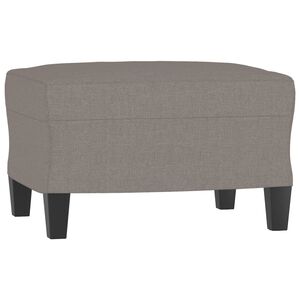 vidaXL Taburet, gri taupe, 60x50x41 cm, material textil