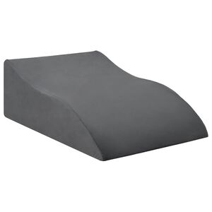 vidaXL Pillow pentru Picioare 68 x 41 x 21 cm Spumă PU Gri