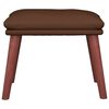 vidaXL Taburet, maro, 45x29,5x35 cm, piele ecologică