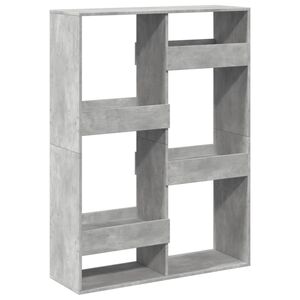 vidaXL Separator de cameră, gri beton, 100x33x135 cm, lemn prelucrat