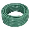 vidaXL Furtun de grădină cu set de racorduri, verde, 0,5", 20 m, PVC