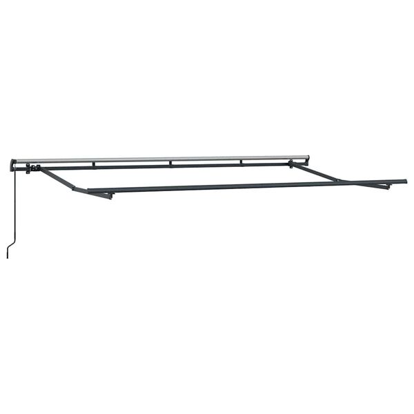 vidaXL Cortina Retractabilă Manual Crem 350 x 200 cm țesătură