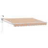 vidaXL Cort electric retractabil Albastru și portocaliu 3 x 2,5 m