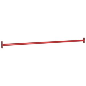 vidaXL Bară de rotire, roșu, 125 cm, oțel