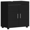 vidaXL Set dulap baie TULUM Negru 60 x 34 x 63 cm Lemn compozit