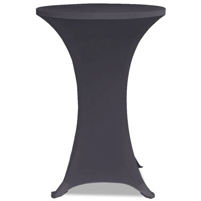 vidaXL Husă elastică pentru masă, 2 buc., antracit, 70 cm