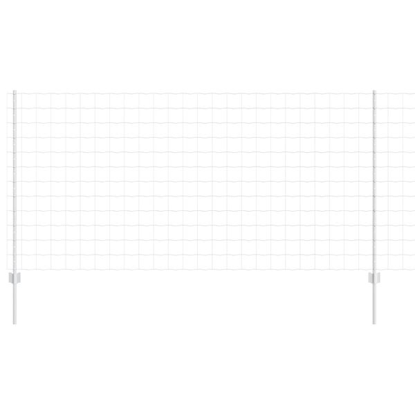 vidaXL Gard cu St&acirc;lp Argintiu 1,2 x 25 m Oțel