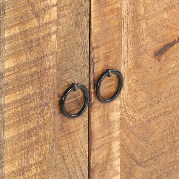 vidaXL Servantă, 60 x 35 x 76 cm, lemn de mango nefinisat