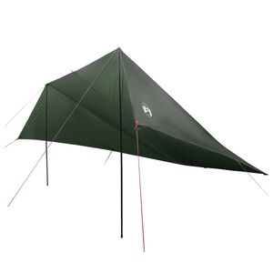 vidaXL Cort pentru vehicul Verde militar 518 x 580 x 215 cm
