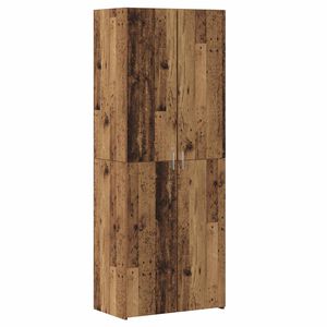 vidaXL Bufet 2 pcs Lemn vechi 70 x 42,5 x 185 cm