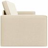 vidaXL Pat canapea 200cm Crem țesătură
