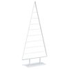 vidaXL Pom de Crăciun din metal KUOPIO 210 cm Oțel Alb