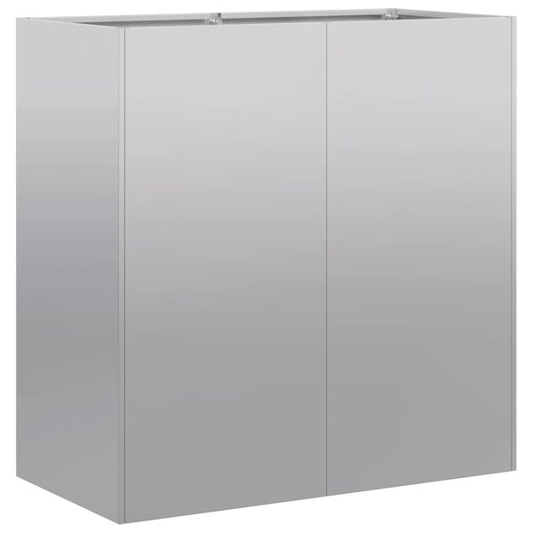 vidaXL Jardinieră 80x40x80 cm oțel galvanizat