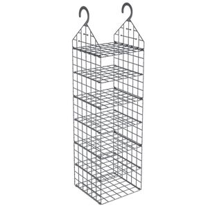vidaXL Organizator pentru dulap suspendat, cu 7 rafturi