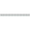 vidaXL Gard plasă de s&acirc;rmă cu bordură, verde, 1,8x25 m