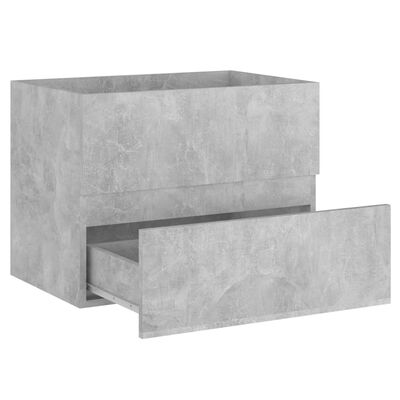 vidaXL Mască de chiuvetă, gri beton, 60 x 38,5 x 45 cm, PAL