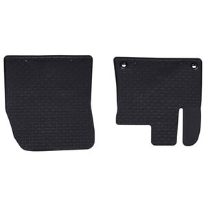 vidaXL Covor pentru mașină 2 pcs Negru Cauciuc