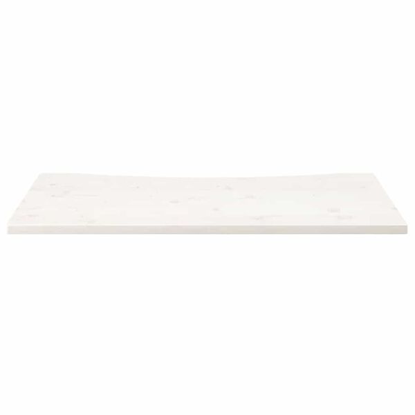vidaXL Blat de birou, alb, 100x60x2,5 cm, lemn masiv de pin