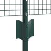 vidaXL Gard cu St&acirc;lp Verde 0,4 x 25 m Oțel și PVC