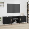 vidaXL Cabinet TV Stejar negru 150 x 30 x 50 cm Lemn compozit