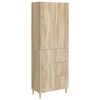 vidaXL Set de Dulapuri 2 buc. Stejar Sonoma Lemn prelucrat