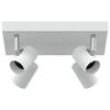 vidaXL Spot de tavan Alb 26 x 26 x 11,5 cm Metal
