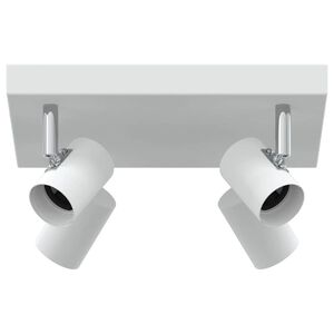 vidaXL Spot de tavan Alb 26 x 26 x 11,5 cm Metal