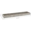 vidaXL Rafturi de perete Loggia, 2 buc., gri beton, 60x15x4 cm, MDF