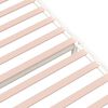 vidaXL Cadru de pat single, alb, 90x190 cm, lemn masiv