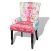 vidaXL Scaun franțuzesc cu model Patchwork, material textil