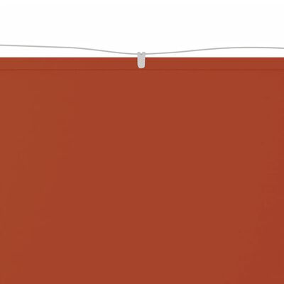 vidaXL Copertină verticală, teracotă, 60x1000 cm, țesătură Oxford
