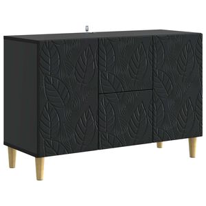 vidaXL Bufet Negru 89 x 34,5 x 60 cm Lemn prelucrat