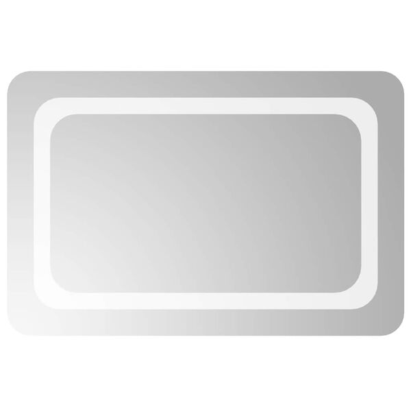 vidaXL Oglinda de baie cu LED, 60x40 cm