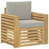 vidaXL Set de canapele de exterior Poliester Alb